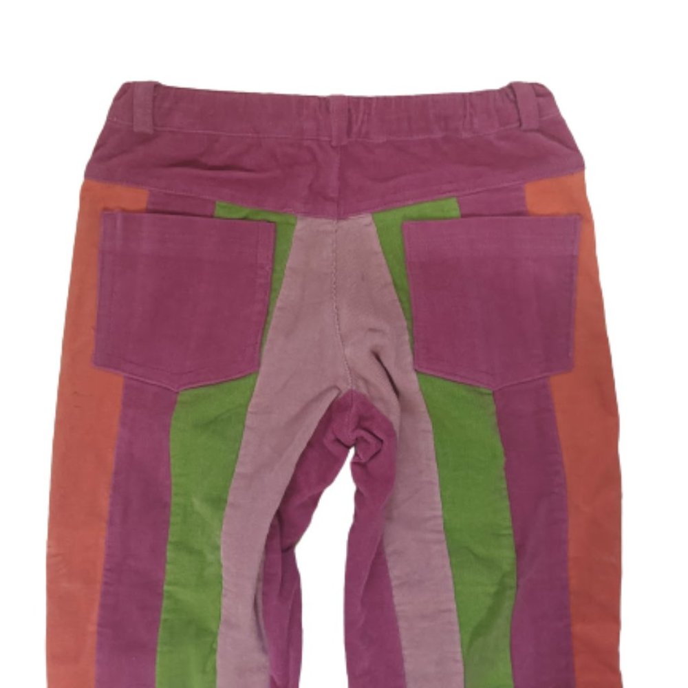 2006-2007 Deux par deux Flared Striped Corduroy Pants Girls Size 10 New NWT - Picture 3 of 5